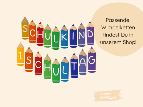 Einladungskarten Schulanfang Bastelset