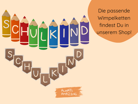 Einladungskarten Einschulung Bastelset