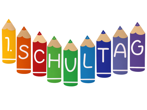 Wimpelkette 1. Schultag Bastelset