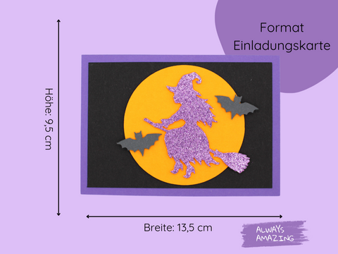 Hexen Party Einladungskarte