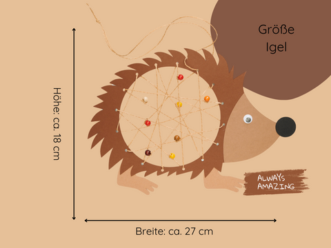 Faden- Igel Bastelset