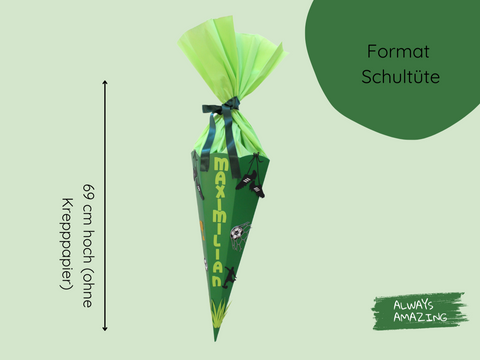 Schultüte Fußball Bastelset