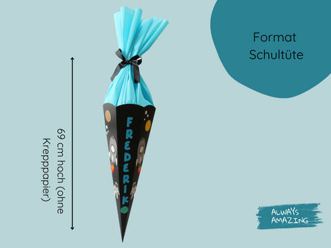 Schultüte Weltraum Bastelset