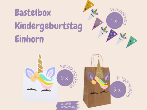 Bastelbox Einhorn