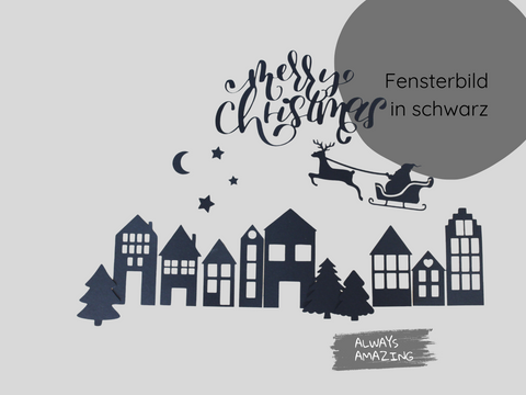Fensterbild „Winterwonderland“