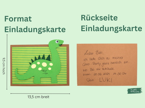 Dino Kindergeburtstag Bastelbox