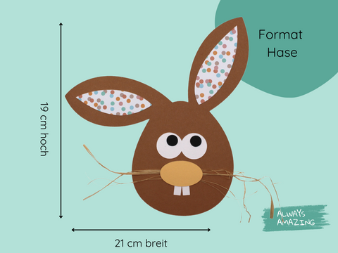 Fensterbild Osterhase