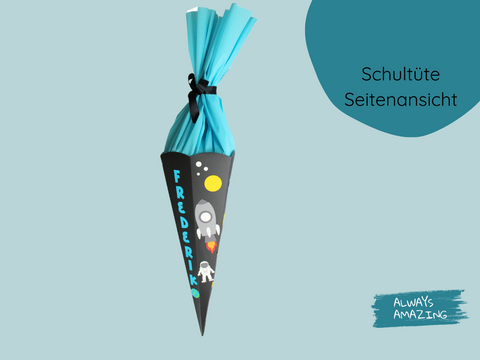 Schultüte Weltraum Bastelset
