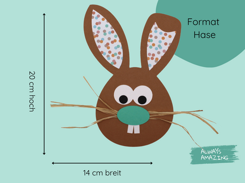 Fensterbild Osterhase