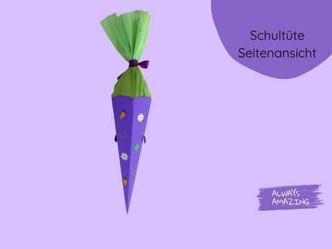 Pferde Schultüte Bastelset