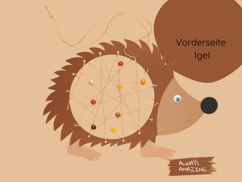 Faden- Igel Bastelset