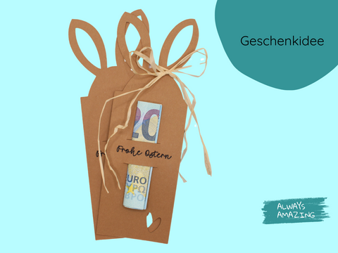 Geldgeschenke Ostern Bastelset