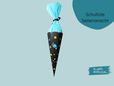 Schultüte Weltraum Bastelset