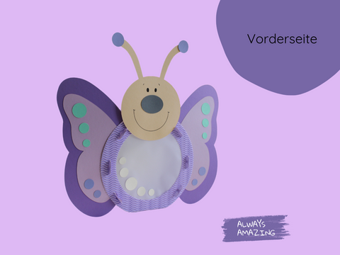 Schmetterling Laterne Bastelset