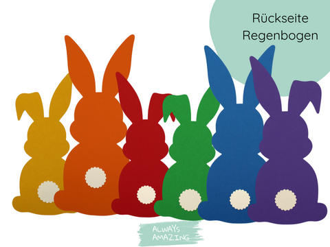 Osterhase Papier Bastelset