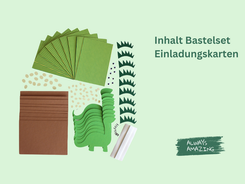 Dino Kindergeburtstag Bastelbox
