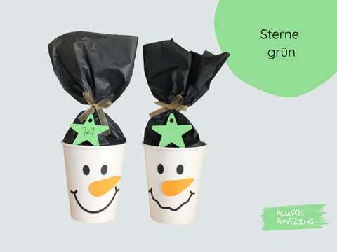 Schneemann Adventskalender