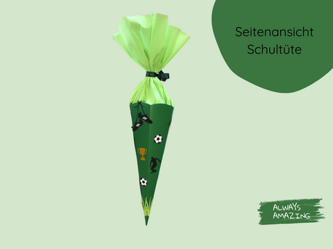 Schultüte Fußball Bastelset