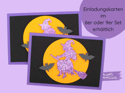 Hexen Party Einladungskarte