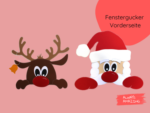 Fenstergucker Figuren Bastelset