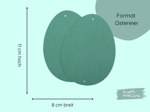 Ostergirlande Bastelset