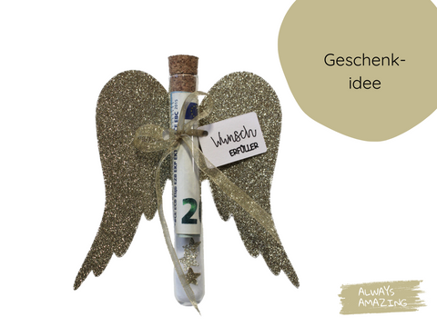 Wunscherfüller Geldgeschenk Bastelset