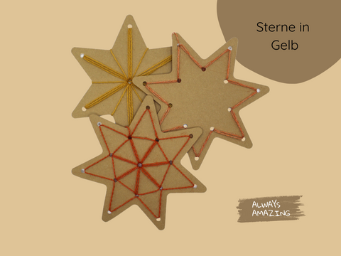 Weihnachtssterne Bastelset