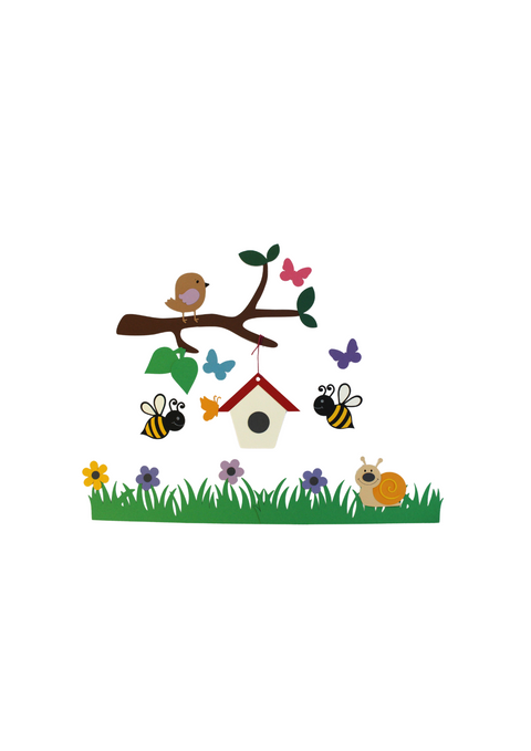Frühling Fensterbild Bastelset