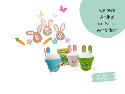 Osterhase Papier Bastelset