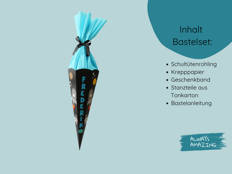 Schultüte Weltraum Bastelset