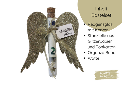 Wunscherfüller Geldgeschenk Bastelset