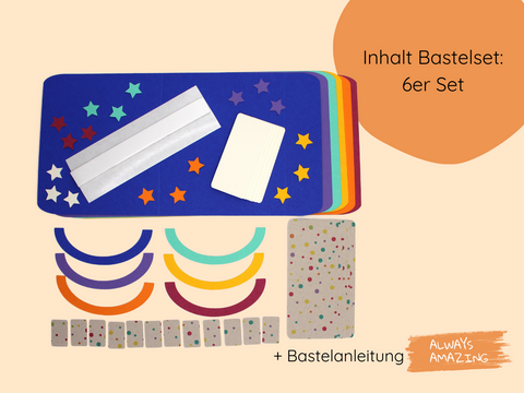 Einladungskarten Einschulung Bastelset