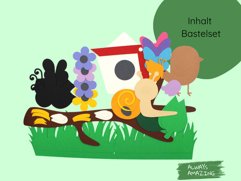 Frühling Fensterbild Bastelset
