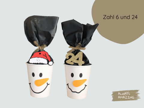 Schneemann Adventskalender