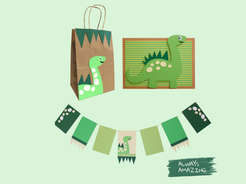Dino Kindergeburtstag Bastelbox