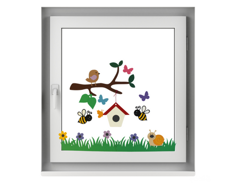 Frühling Fensterbild Bastelset