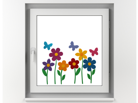 Blumenwiese Bastelset