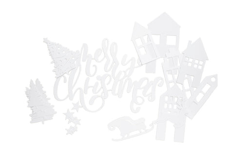 Fensterbild Winter basteln Winterwonderland Always Amazing Bastelshop