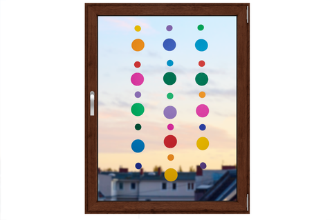 Konfetti Girlande Fenster Always Amazing Bastelshop