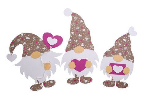 Weihnachtswichtel Trio bunt Always Amazing Bastelshop