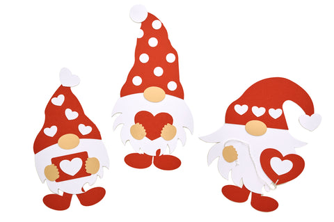 Weihnachtswichtel Trio rot Always Amazing Bastelshop