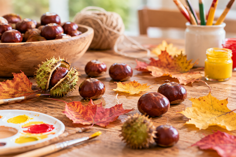 Kastanien basteln mit Kindern: 5 kreative Ideen für den Herbst
