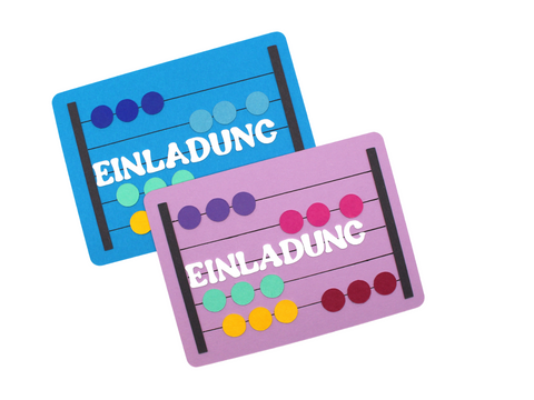Einladungskarte Schulanfang | Bastelset