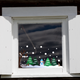 Schneelandschaft Fensterbild Bastelset