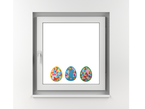 Ostereier bunt | Bastelset
