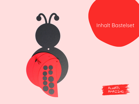 Marienkäfer Bastelset