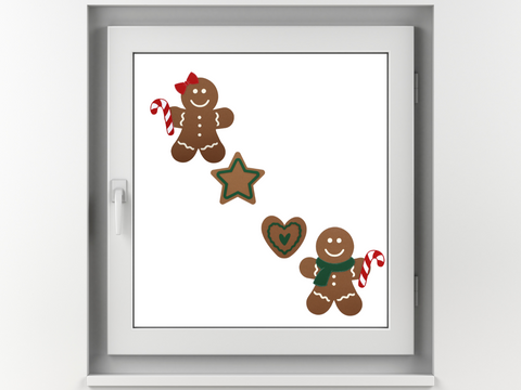 Lebkuchen Figuren Bastelset