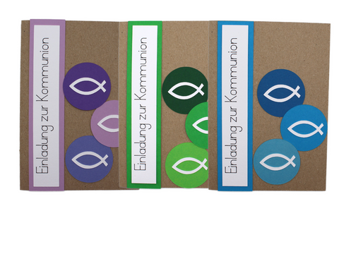 Einladungskarten Kommunion | Einladungskarten Konfirmation | Taufkarten