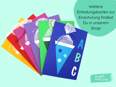 Schulrucksack Bastelset