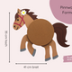 Pinnwand Pferd | Bastelset